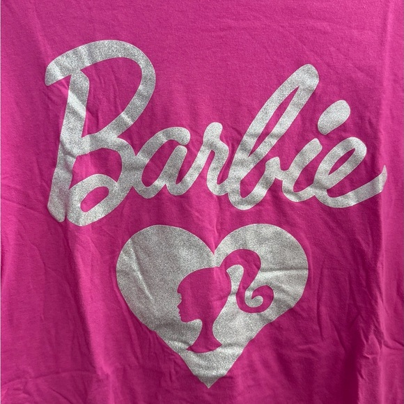 Barbie Pink and Silver T-Shirt - Picture 3 of 7